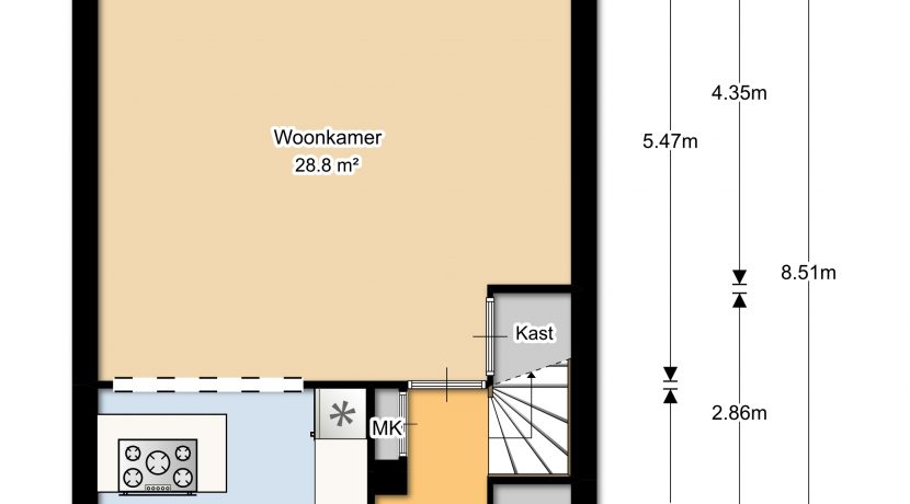 04 Fresiastraat 15 plattegrond bg 01