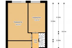 13 Fresiastraat 15 plattegrond 1e verdieping 01