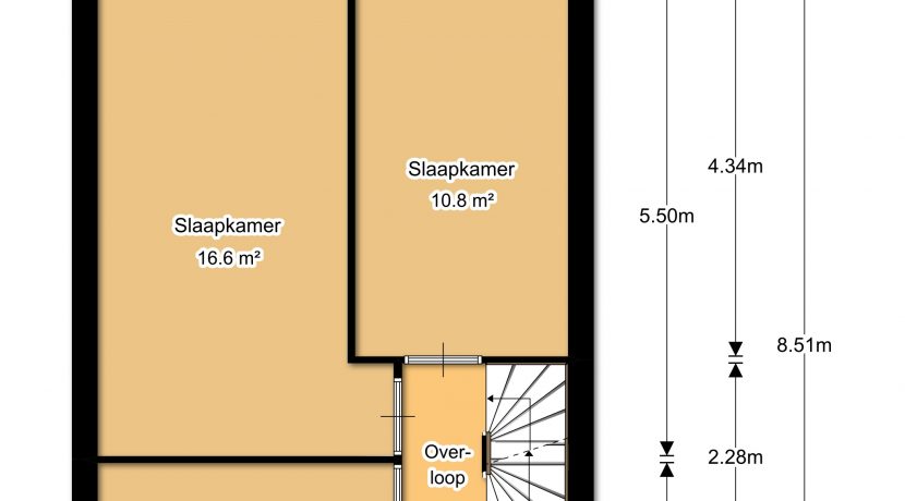 13 Fresiastraat 15 plattegrond 1e verdieping 01