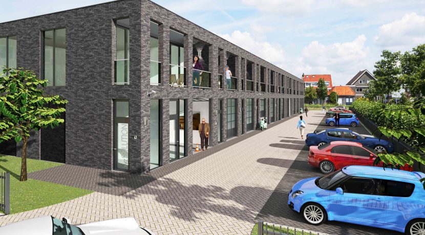 Veilig wonen en werken in deze woon-werkunit aan de Melbournestraat 21 @Lijnden op nog geen kilometer van de A9! Foto 22 AI Terrein 01d