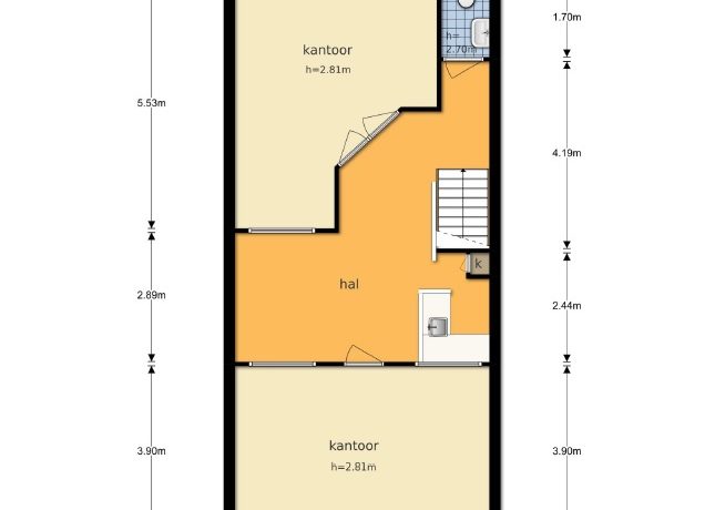 93 Limmerick 80 Plattegrond verdieping