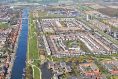 Luxe hoekgelegen dijkvilla @Amsterdam-De aker Pyreneeën 47 Foto 80 Luchtfoto 01a