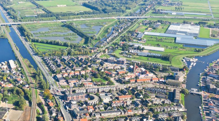 Penthouse met 2 terrassen en garage Mientekade 86 Foto 56 luchtfoto 01a