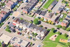 Ruim wonen in deze grote gezinswoning @Badhoevedorp ’s Gravesandestraat 18 Foto 38 luchtfoto