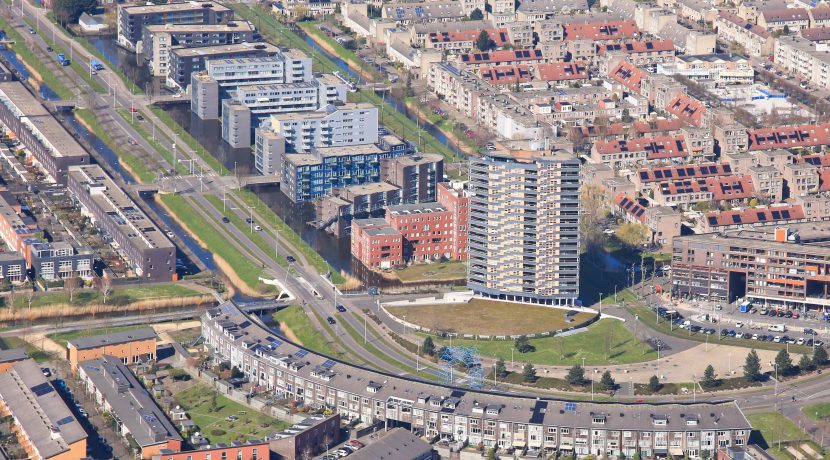 Maisonnette met terras @Amsterdam-De Aker Ladogameerhof 7 Foto 45 Luchtfoto 01a