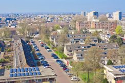 Hoekwoning met grote tuin @Amsterdam Korte Water 252 Foto 48 luchtfoto 01a