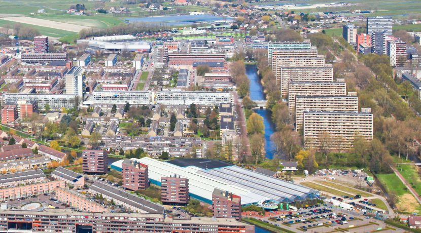 Hoekwoning met grote tuin @Amsterdam Korte Water 252 Foto 49 luchtfoto 01b