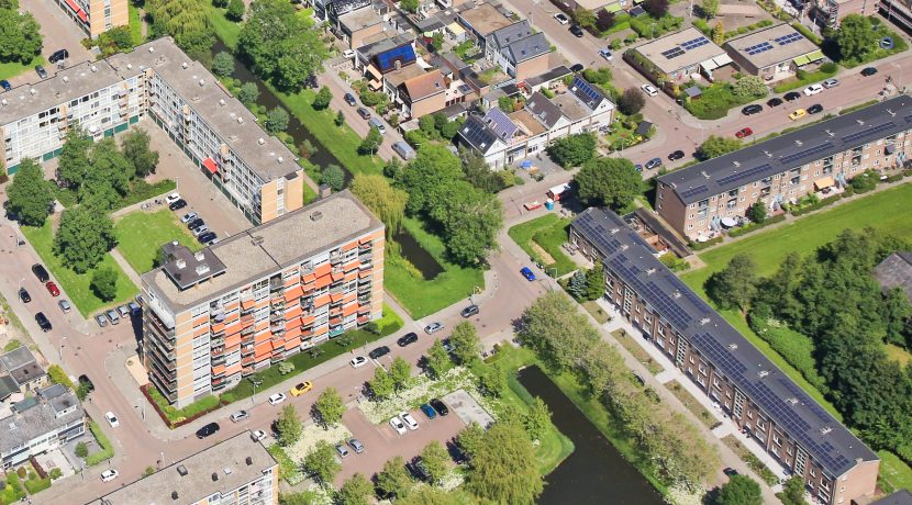 Starterswoning met tuin @Badhoevedorp Chr. Huygensstraat 31 Foto 30 luchtfoto