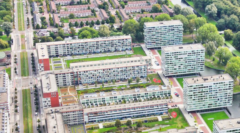 Dubbel benedenhuis @Amsterdam H. Gerhardstraat 94 Foto 62 luchtfoto
