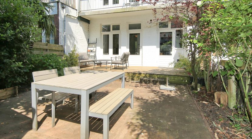 Benedenwoning met tuin @Amsterdam John Franklinstraat 45-hs Foto 01 Achtergevel 01a