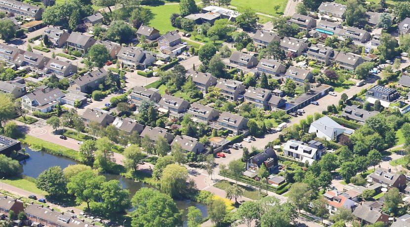 Half vrijstaande familiehuis @Badhoevedorp Kraayveld 41 Foto 60 Luchtfoto 01a