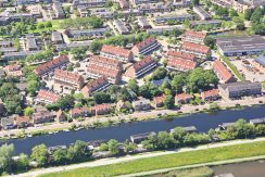 Begane grond appartement met tuin op het zuiden @Badhoevedorp Thomsonstraat 190 foto 09 luchtfoto 01a