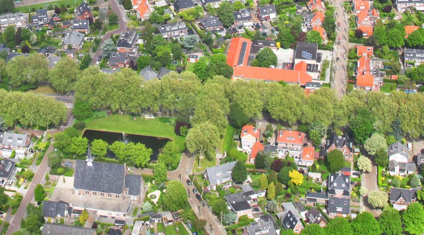 Vrijstaand huis @Badhoevedorp HM Dijklaan 9 foto 64 luchtfoto 01a