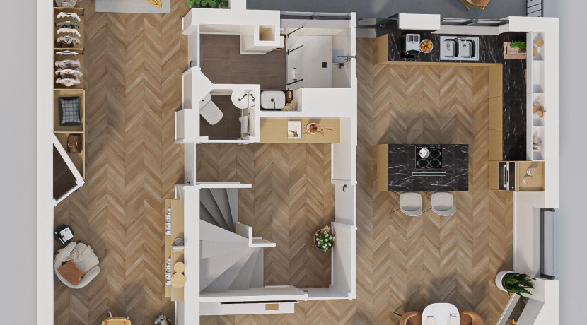 04xy Nieuwemeerdijk 19 Artist Impression Plattegrond 1e