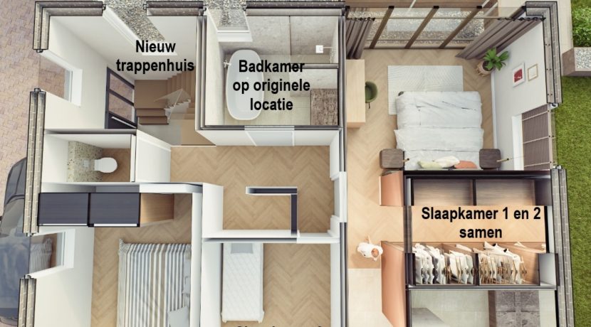 95 Pelikaan 41 Optie Plattegrond 1e - kopie